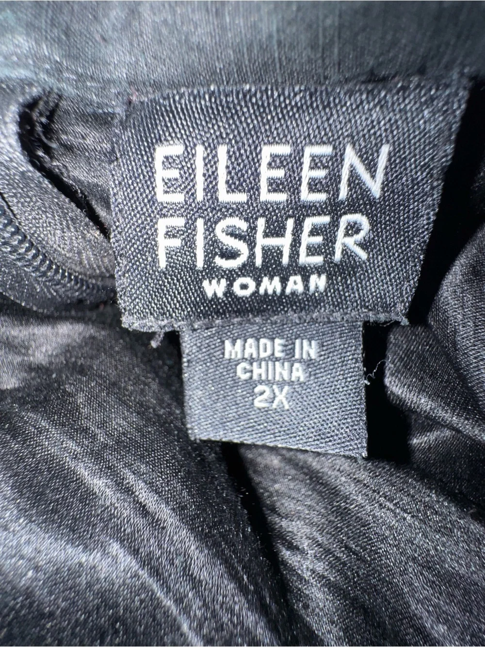 Eileen Fisher Black Maxi Skirt-Size 2x - Picture 4 of 7